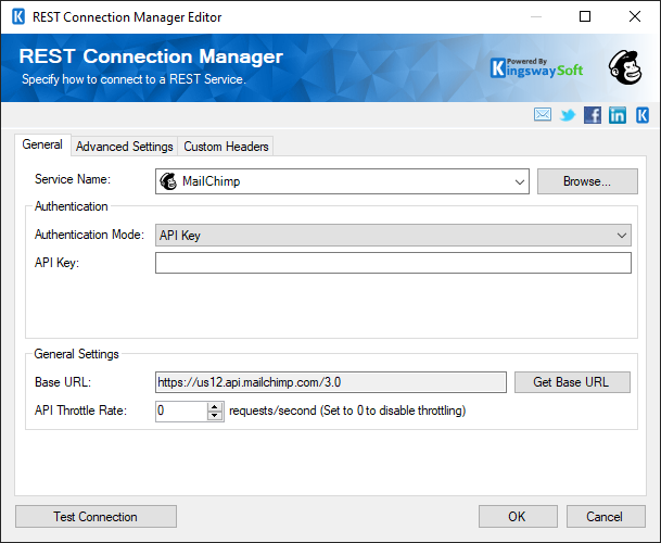 SSIS REST MailChimp Connection Manager